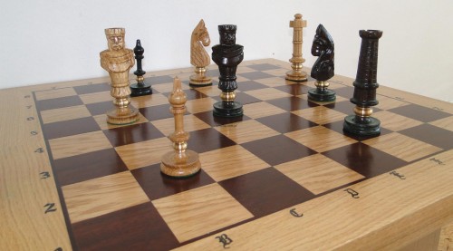Szachy Royal Lux 104 D- dębowe