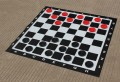 Warcaby tarasowe z tworzywa GKC-3 pionki + szachownica
