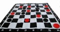 Warcaby tarasowe z tworzywa GKC-3 pionki + szachownica