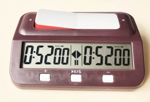 Zegar elektroniczny HQT101- burgundy