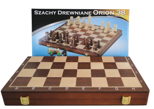 Zestaw młodzieżowy - szachy Orion + zegar HQT101