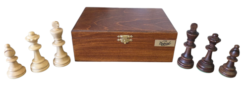 Staunton nr 6 Exclusive - tylko figury w kasetce - 4 hetmany  w komplecie