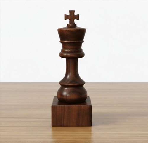 Puchar drewniany - Król brązowy 