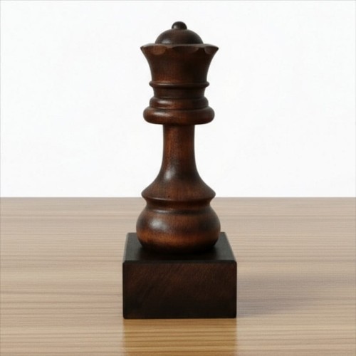 Puchar drewniany - Królowa/ Hetman brązowy 